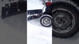 Отвал на минитрактор своими руками.