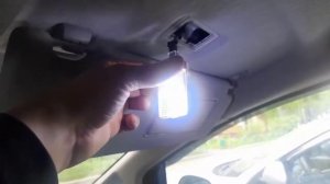 Ford focus C-Max - ALIEXPRESS -УСТАНОВКА лампы под козырек и накладки воздуховода.