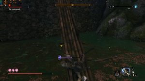 SEKIRO НГ+ Безголовый в замке Асина под водой без боли.