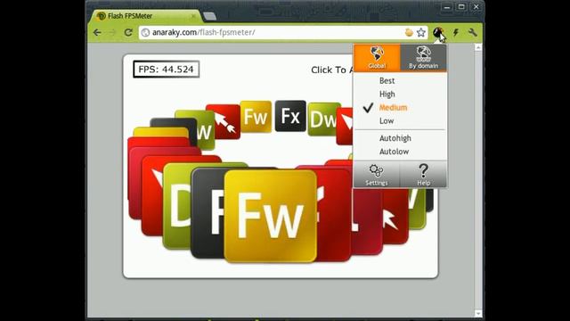 FRQc Flash Render Quality changer demo