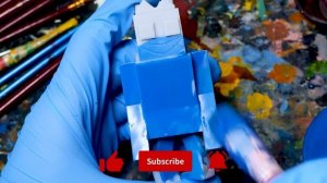 Making RAINBOW FRIENDS MINECRAFT & Drowning & Robot Blue Black Sculptures Timelapse