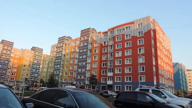 Калининград Новый микрорайон на улице Минусинская, часть 1 – 9 августа 2018