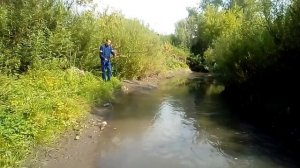 РЫБАЛКА НА ПАУК. РЫБАЛКА В РЕЧКЕ. КАРАСЬ НА ПАУК!!!