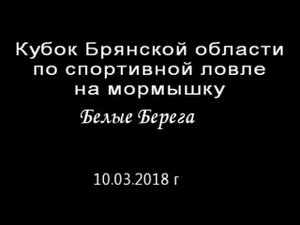 Кубок Брянской обл. по ловле на мормышку 10.03.2018 г. (Белые Берега), немного аэросъёмки.