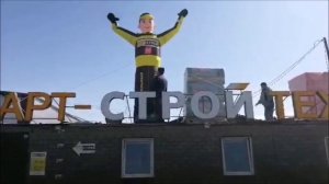 Аэромен для шиномонтажа — Надувная фигура для рекламы | Зазывала | ВИДЕООТЗЫВ!