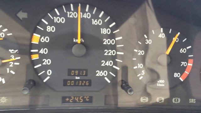 mercedes W140 ( S320 ) 0 - 160 km/h смотреть онлайн