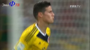 Лучший Гол 2014 года Хамеса Родригеса (James Rodriguez)