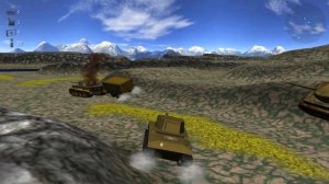 OUYA: Tank ace reloaded, sliding tanks