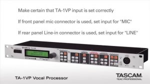 TA-1VP Vocal Processor