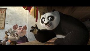По рассказывает про свой сон отцу | Кунг-фу Панда (2008)