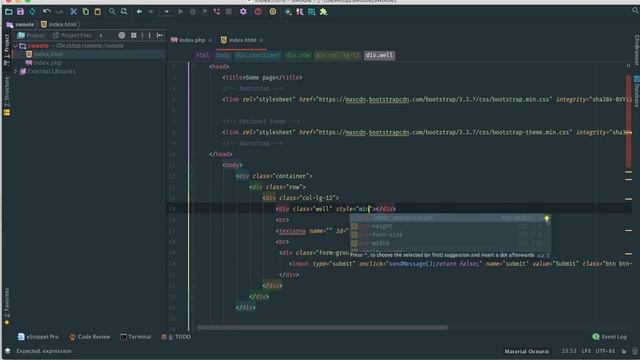 webchat swoole lesson five message box push message to all users смотреть онлайн