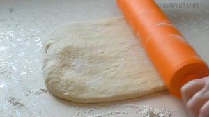 Домашние слоёные булочки из дрожжевого теста.