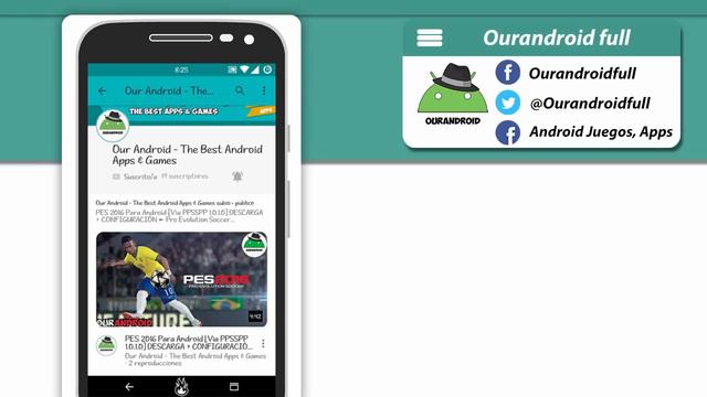 PES 2016 Para Android + INFORMACIÓN DEL CANAL | Ourandroid full смотреть онлайн