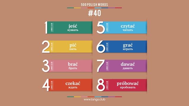 #40 - ПОЛЬСКИЙ ЯЗЫК - 500 основных слов. Изучаем польский язык самостоятельно смотреть онлайн