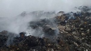 Нефтекамский Полигон ТБО горит, источая запах вони. Мехуборка продолжает пополнять его мусором!