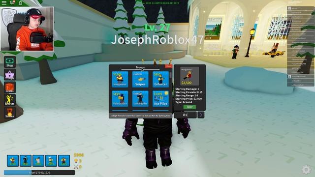 ALL NEW *ADMIN* ?PLATINUM SKINS UPDATE? CODES! Roblox Tower Defense Simulator смотреть онлайн
