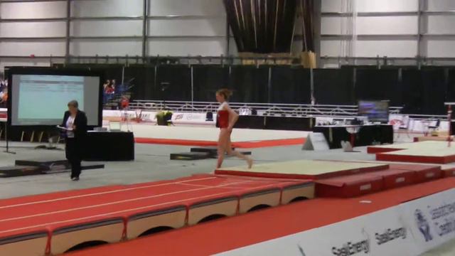 OakGC Savannah Wepf Tumbling Finals 1st pass Youth Women смотреть онлайн