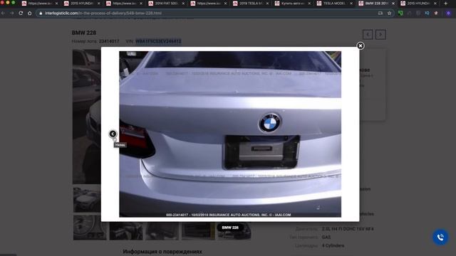 Недельный разбор 4.11-9.11. Tesla 3 2019г- 15500$ Hyundai Sonata 2015г- 2400$ BMW 228 2014г. -3700$ смотреть онлайн