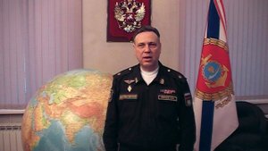 Поздравление командующего Каспийской флотилией контр-адмирала Пинчука Сергея Михайловича