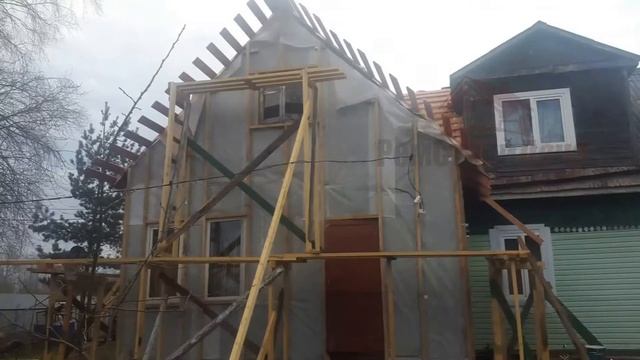 Реконструкция половины дома смотреть онлайн