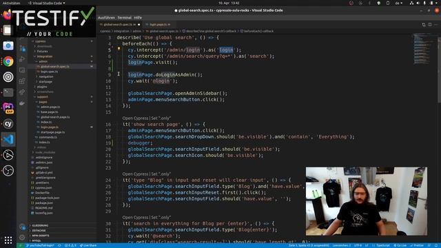 Part 6: Debugging Cypress.IO in VSCODE - Javascript Breakpoints für ...