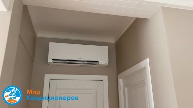 Монтаж мультисистемы Mitsubishi Electric в коттедже