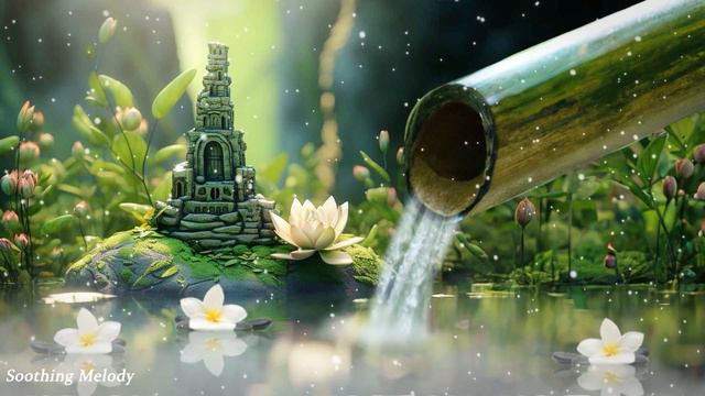 Relaxing music Relieves stress, Anxiety and Depression🌿Calm Piano Music, Water Sound, Music for Sou