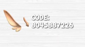 EARS & ELF EAR CODES FOR BROOKHAVEN ?RP, BERRY AVENUE, BLOXBURG & ALL ROBLOX GAMES THAT ALLOW CODES