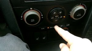 "Глюк" блока управления климат контроля Mazda 3bk