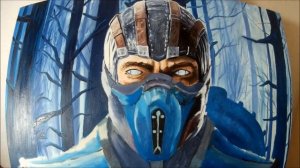 Drawing Sub-Zero - Mortal Kombat X /Tibor Sandor Art