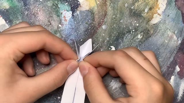 DIY милейший кролик оригами как сложить из бумаги.