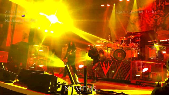 Arch Enemy - Nemesis @o2 Academy Brixton, London, UK - Nov 30, 2019 - 4K LIVE