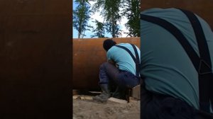 Сварка  газорезка , как отрезать трубу.
