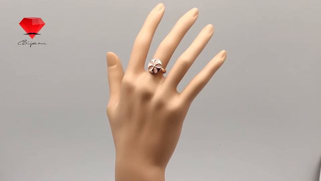 Bije.ru: Позолоченное кольцо с минералами "кошачий глаз" Joandra (Джоандра) смотреть онлайн