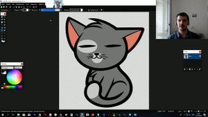 Как обвести картинку в Paint Net ?