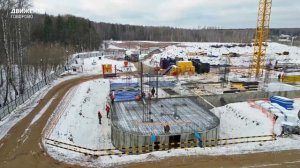 Ход строительства Движение Говорово, февраль 2023