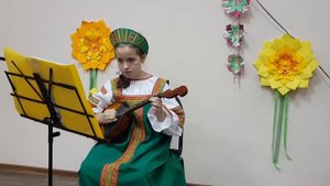 Мытарева Дарья (домра). Русская народная песня "Ивушка"