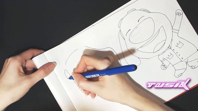 Как нарисовать Бена из игры Talking Tom Gold Run смотреть онлайн