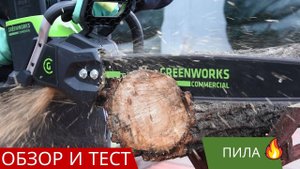 Аккумуляторная цепная пила Greenworks GD82CS51