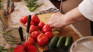 МАРИНОВАННЫЕ ПОМИДОРЫ с огурцами и яблоками. Простой и вкусный рецепт!