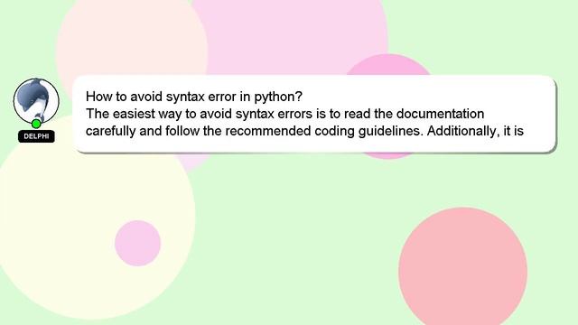 How to avoid syntax error in python?