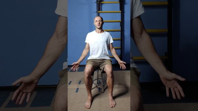 динамическое сидение - снятие напряжения между лопаток. смотреть онлайн