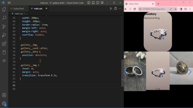 Swiper Slider Series  - Gallery Slider | Episode 07 | JavaScript | Swiper JS