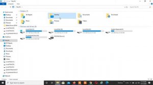 How to hide and unhide my personal file in windows 10