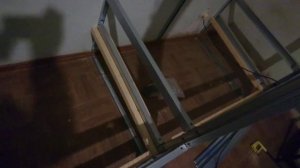 Стеллаж на 600шт для перепелов с общей  канализацией. Первая клетка.