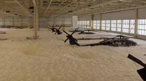 Сработала система пожаротушения.