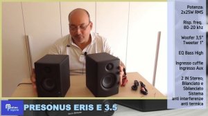 Recensione Presonus Eris E3.5 unboxing #presonus #studiomonitors