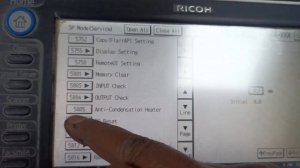 SC 542-03 Reset in Ricoh