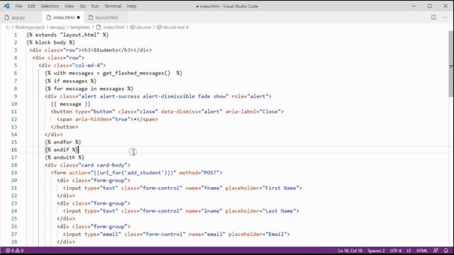 Python Flask Student Create, read, update and delete (CRUD) using PostgreSQL psycopg2 and dataTable смотреть онлайн