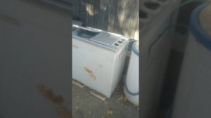 стирка в стиральной машине полуавтомат чайка3